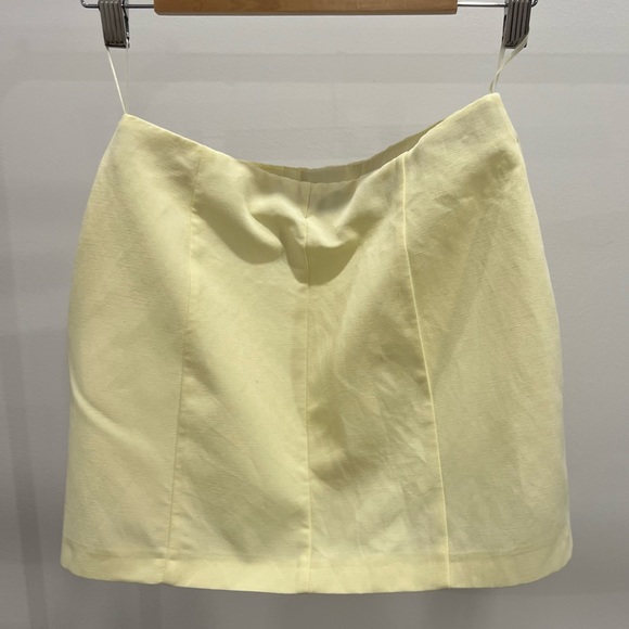 Zara linen blend mini skirt - Picture 3 of 4